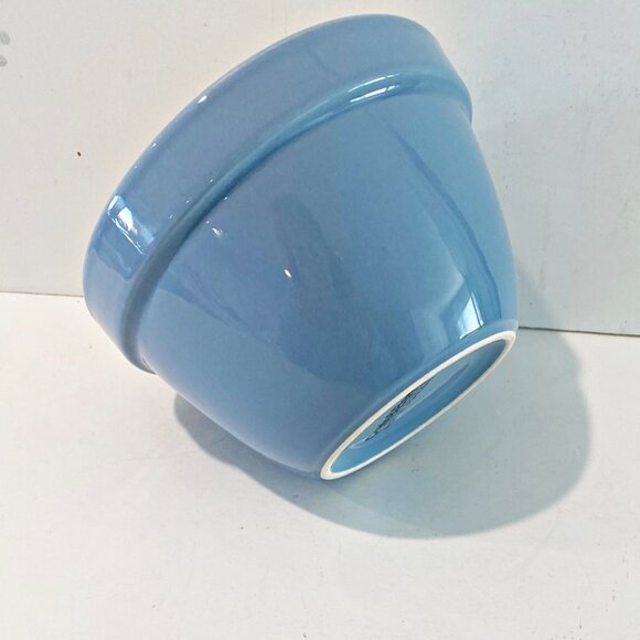 Crate & Barrel Small Mixing Bowl Blue Portugal - Picture 3 of 6